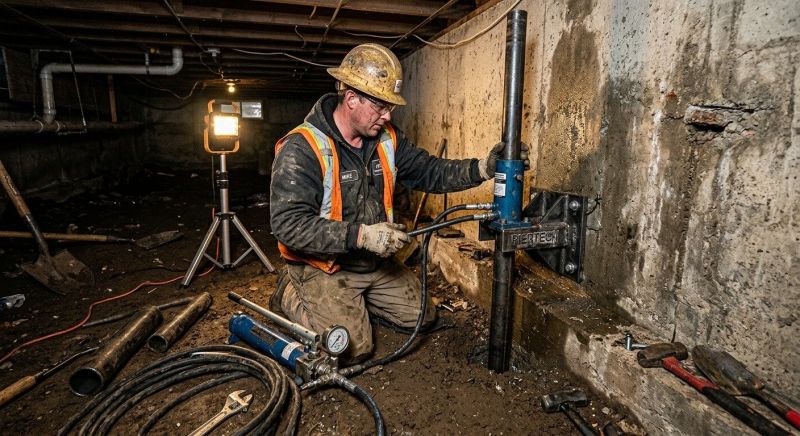 Concrete Foundation Leveling